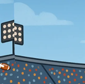 Reflektory stadionowe z gry Field Goal Training